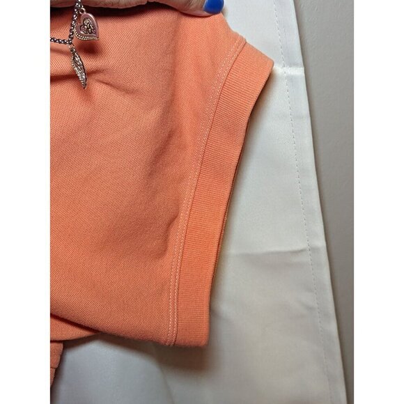 Tommy Bahama Men’s 2XB Short Sleeve Polo Shirt Orange Pima Cotton Blend (993) - Picture 6 of 16